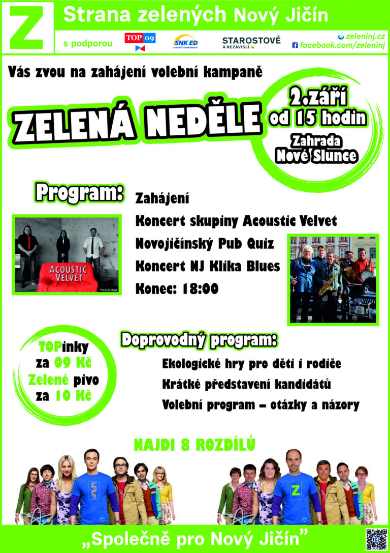 Zelená neděle – zahájení volební kampaně a slavnostní odhalení programu