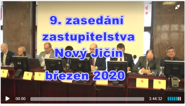 Přehled jednání zastupitelstev města říjen 2019 – březen 2020