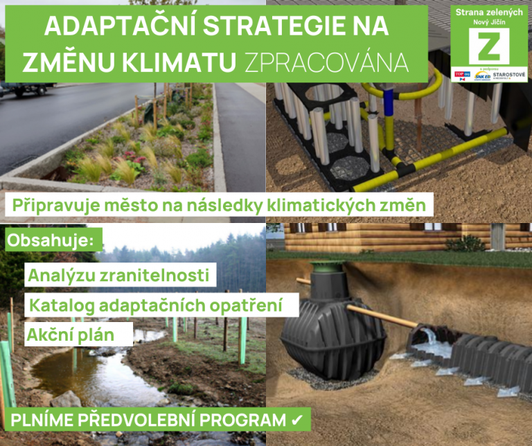 Nový Jičín má Adaptační strategii na změnu klimatu