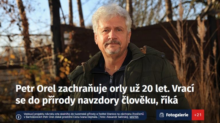 Petr Orel obdržel prestižní Cenu Ivana Dejmala