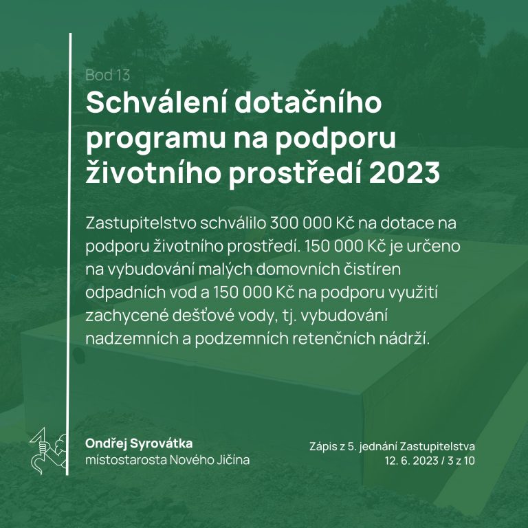 5. jednání zastupitelstva města 12. června 2023