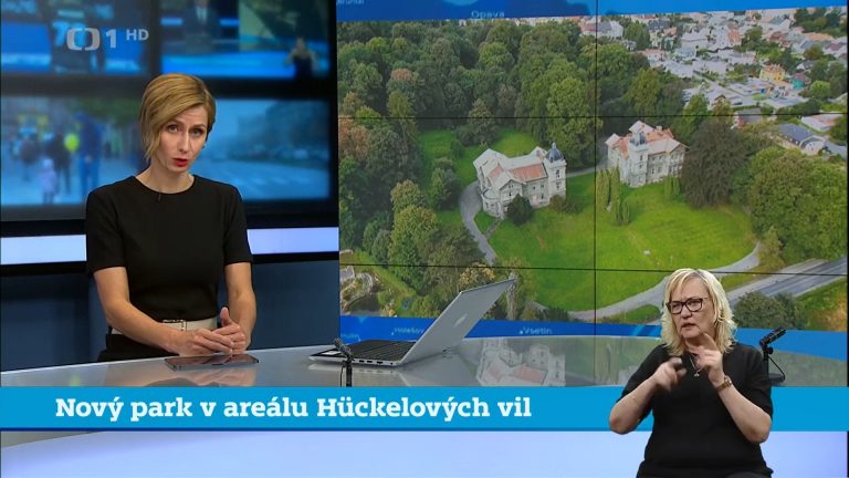 Nový park v areálu Hückelových vil