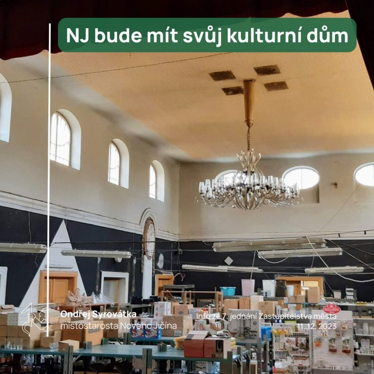 Chystáme Kulturní dům Nové slunce