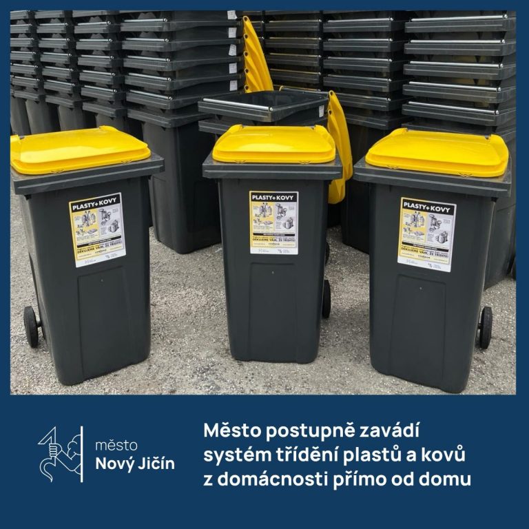 Zavádíme sběr plastů a kovů přímo od domu
